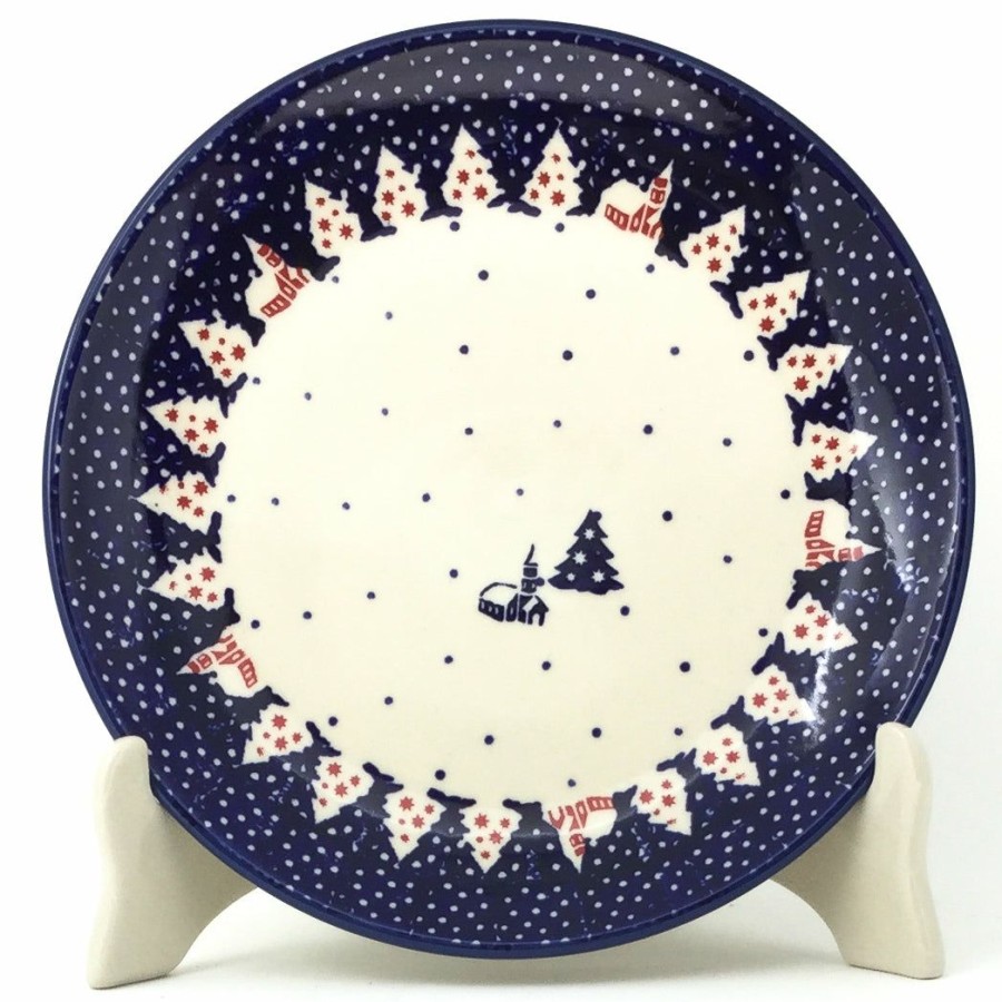 Plates * | Janelle Imports Luncheon Plate In Winter Village